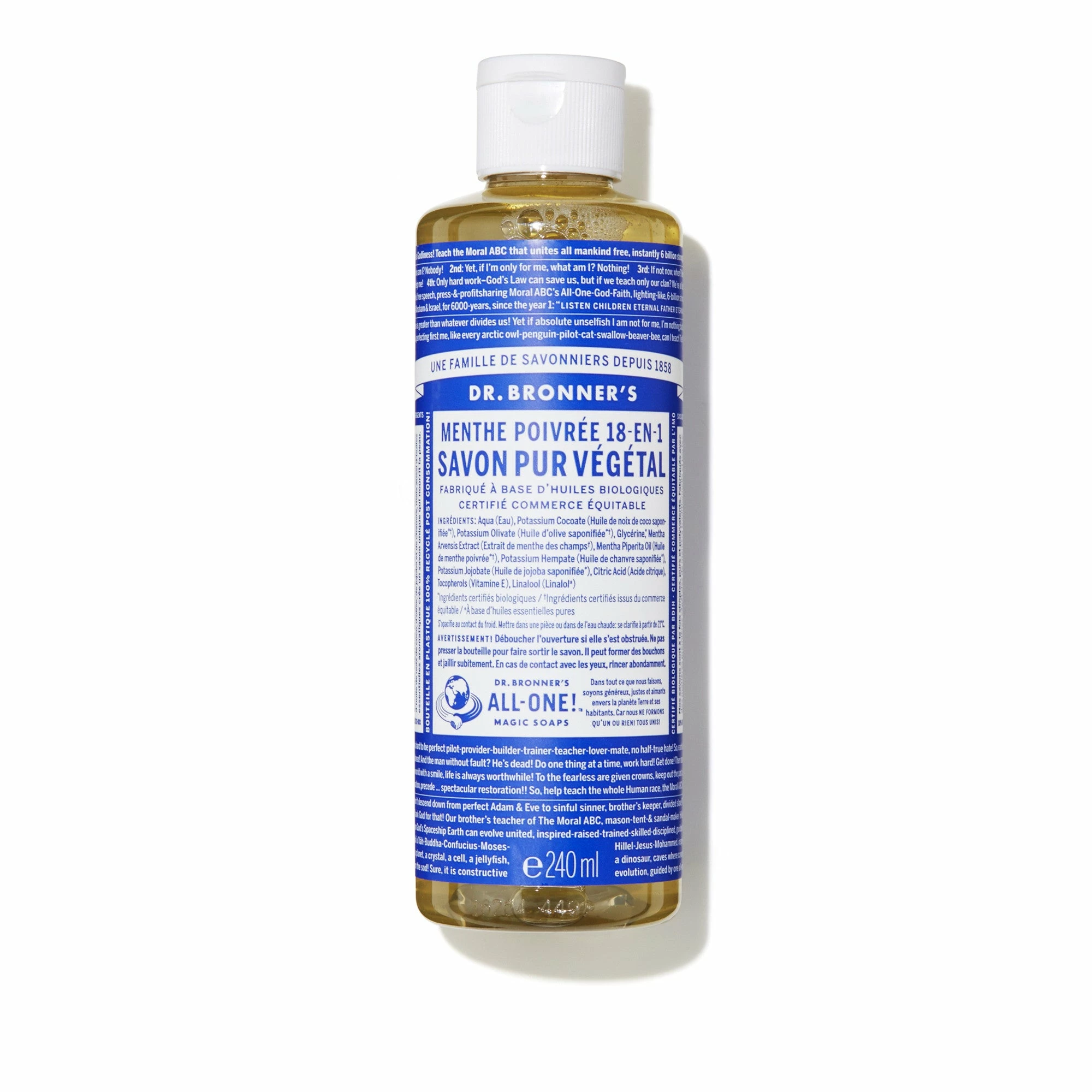 Savon Liquide Castile Soap Menthe Poivrée